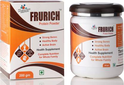 FRURICH Protein Supplement, Builds Immunity, Omega 3 Fatty Acids, Vitamins, Whey Protein