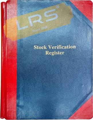 LRS Library Stock Verification Register 100 Pages - 50 Entries per page - Pure Leather Binding 50-Part Library Stock Verification Register