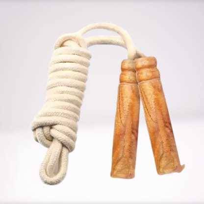 Hyper WOODEN HANDLE Stamina Jumping Skipping Rope, Jumping Trainer,Adjustable Size Freestyle Skipping Rope