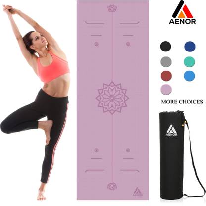 AENOR EVA Premium Eco Friendly Non Slip Thick Yoga Mat for Women and Men 6 mm Yoga Mat