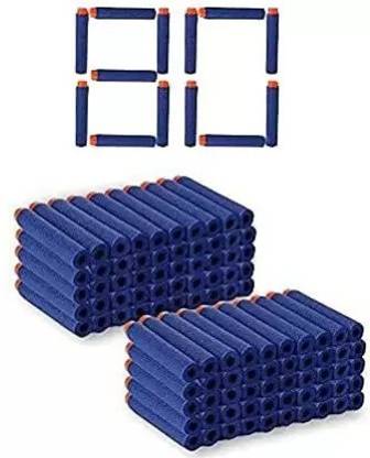 SNM97 Hot Fire Gun Bullet Soft Foam Dart for Nerf Gun Refill _Pack 80 Pcs Darts & Plastic Bullets