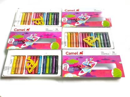 Camlin Oil Pastel 15 Shades Set of 3