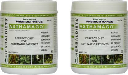 HERBALDIETS Supplement For Asthma Patients.-pack of 2