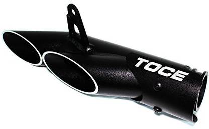 acube mart toce double mouth exhaust Universal For Bike Universal For Bike Full Exhaust System