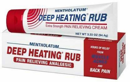 Mentholatum DEEP HEATING RUB PAIN RELIEVING CREAM 94.4G Cream