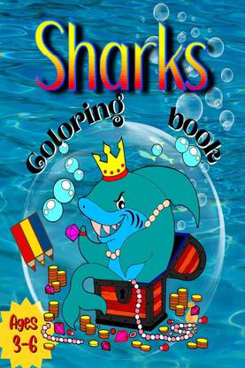 Sharks Coloring Book