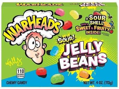 Warheads sour jelly beans candy jelly beans Jelly Beans
