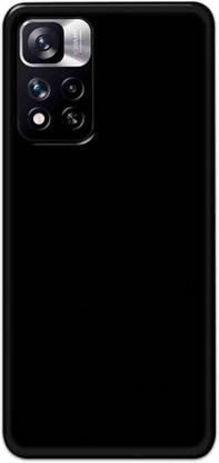 NDCOM Back Cover for Xiaomi 11i Hypercharge Solid Black Printed