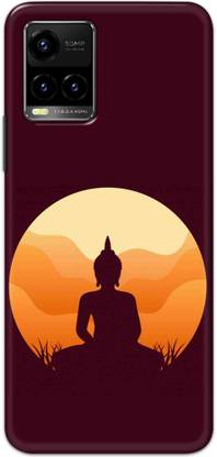 NDCOM Back Cover for Vivo Y33T Meditating Lord Budha Printed