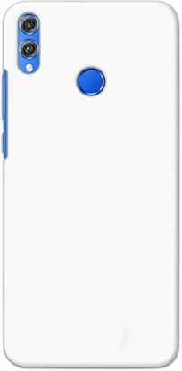 NDCOM Back Cover for Honor 8X Plain White Printed