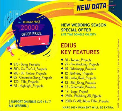 Suraj visual studio Edius 8 150 Mbps Data Card ,Calls not Supported