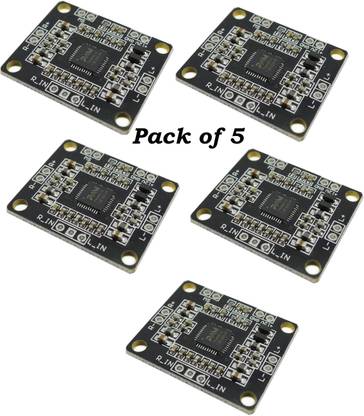 3REE 5 pcs PAM8610 215W Digital Dual Channel Stereo Audio Amplifier Board Electronic Components Electronic Hobby Kit