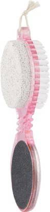 JKB TRADERS Multi Use 4 Step Pedicure Paddle Brush for (Cleanse, Scrub, File And Buff)