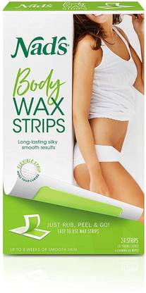 NAD'S Body Wax Strips, 24 Strips Strips