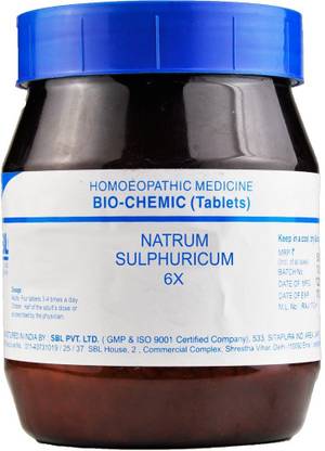 SBL Natrum Sulphuricum 6X Tablets