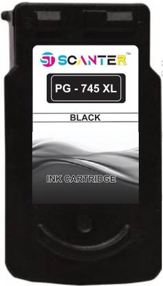 ST-SCANTER PG745XL BLACK INK CARTRIDGE FOR PIXMA iP2870s,IP2870,IP2872,MG2470,MG2570, Black Ink Bottle