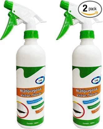 LKB Kitchen Degreaser Cleaner Non Corrosive Multipurpose Product,500ml pack of 2 Kitchen Cleaner