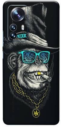 BUGGU Smart And Crazy Monkey Mobile Back Skin, Smart And Crazy Monkey, Redmi12 Pro 5g Mobile Skin