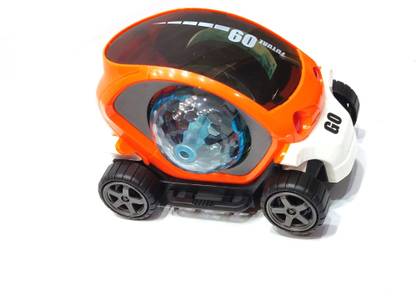 Teeshubh Disco Ball Strobe Lights Bump Spin Light Ball Car with sound (Multicolor)