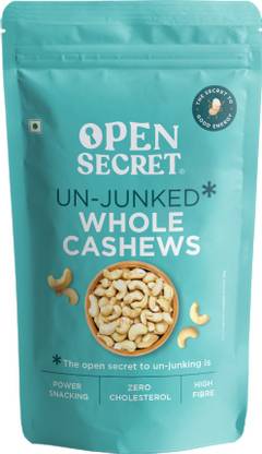 OPEN SECRET Premium Cashews/Kaju| 100% Natural|Tasty, Crunchy| Immunity Boosting Nuts| 500g Cashews  (501 g)