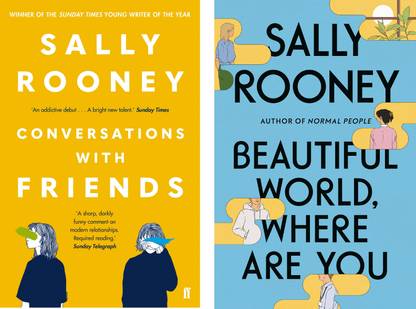 Sally Rooney Bestselling Books Combo + Beautiful World Where Are You + Conversation With Friends