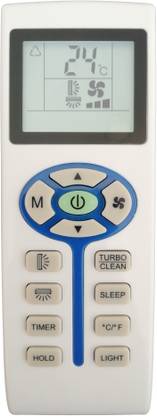 LipiWorld 166 AC Backlight Remote Control with Display Light Compatible for Lloyd AC Remote Controller