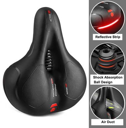 lets play Bicycle Seat, Big Butt Bicycle Saddle, Mountain Bike Seat Bicycle Accessories Saddle