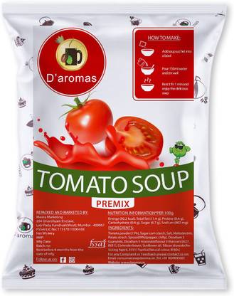 D'aromas Instant Reg Tomato Soup 500g, Instant Premix Mix Powder| Healthy Soup