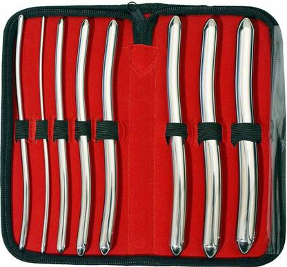 GOLDFINCH Hegar Dilators Set Of 8 S/S Non Magnetic Vaginal Dilator (Pack of 8) Vaginal Dilator