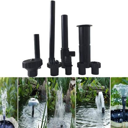 Despacito Nine Star Garden Water Sprinkler Fountain Head Set (Fountain KIT, Large, NS BT003,NS BT002,NS BT001) Aquarium Tool