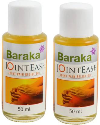 Baraka Joint Ease Joint Pain Relief Oil For Back, Knee and Legs (Pack of 2 - 50ml Each) Liquid