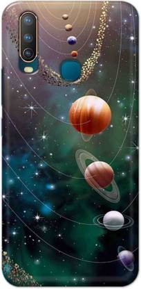 NDCOM Back Cover for Vivo U10 Solar System Printed