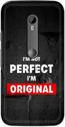 NDCOM Back Cover for Moto G3 I Am Original Printed