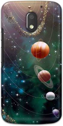 NDCOM Back Cover for Motorola Moto E3 Power Solar System Printed