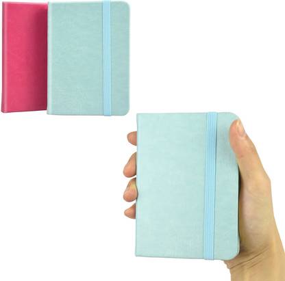 Craftwings Small Pocket Diary,Hardcover Notepad with Thick Lined Paper,A7 Diary (Pack Of 4) A7 Note Pad Ruled 100 Pages