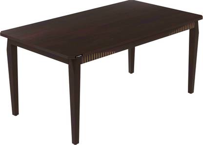 Godrej Interio Black Forest Solid Wood 6 Seater Dining Table