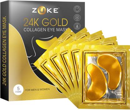 zuke Under Eye Patch|24k Gold Collagen for Dark Circles & Puffy Eyes|Treats Wrinkles