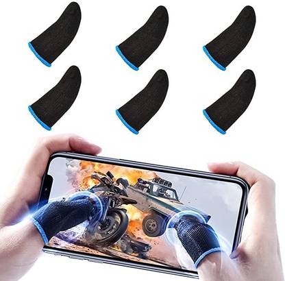 Best-Quality-Hub Pubg Anti-Slip Finger Sleeve, Slip-Proof Sweat-Proof Professional Touch Screen Finger Sleeve