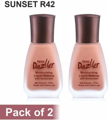 Eyetex Dazller Moisturizing Liquid Makeup (Pack of 2) Foundation