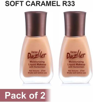 Eyetex Dazller Moisturizing Liquid Makeup (Pack of 2) Foundation