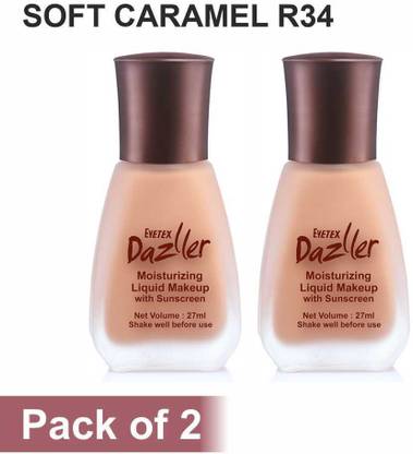 Eyetex Dazller Moisturizing Liquid Makeup (Pack of 2) Foundation