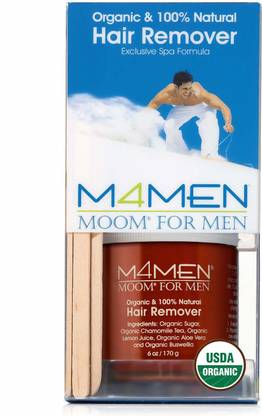 Moom For Men Hair Removal System Kit 6 Ounces Wax