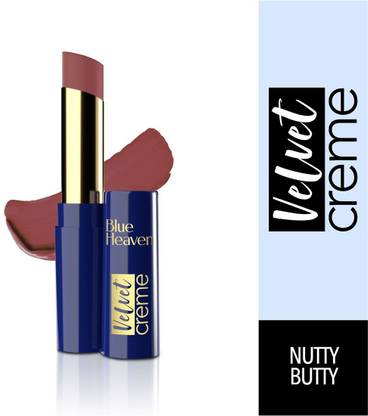 BLUE HEAVEN Velvet Creme Lipstick, Nutty Butty