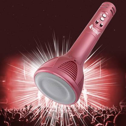 VRJTEC DESIGN 2 wireless Bluetooth mike (Pink) Microphone