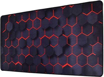 जरफा Extra Large Size Hexagonal Print Speed Type Extended Gaming,Laptop&Computer माउस पैड