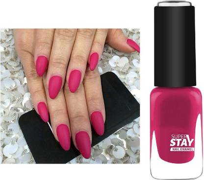luzimaisa New Matte Pink Color Frosted Nail Paint ROSE PINK