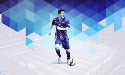 Online Collection 30.48 cm lionel messi Sticker Poster, footballer stickers, (18 inch X 12 inch, Rolled) Non-Reusable Sticker