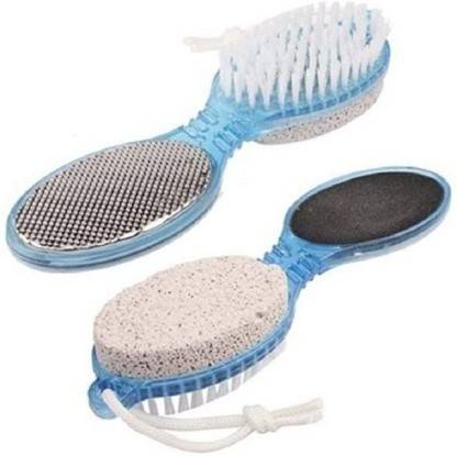 JKB TRADERS 4 in 1 Multi Use Foot Care Brush (Multicolor)