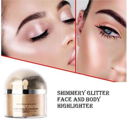 MYEONG FACE & BODY WHITE 3D SHIMMER LOOSE HIGHLIGHTER POWDER