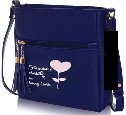 Krozilla Blue Sling Bag Women Blue SlingBag (Cross Body) Stylish